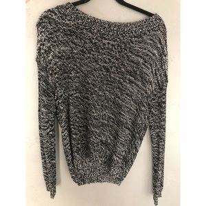 Aqua Open Back Sweater